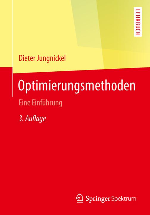 Produktbild Optimierungsmethoden (Deutsch, Dieter Jungnickel, 2014)