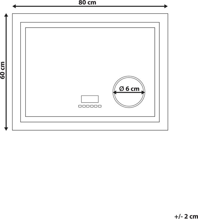 Produktbild Beliani Thaix (80 x 60 cm)