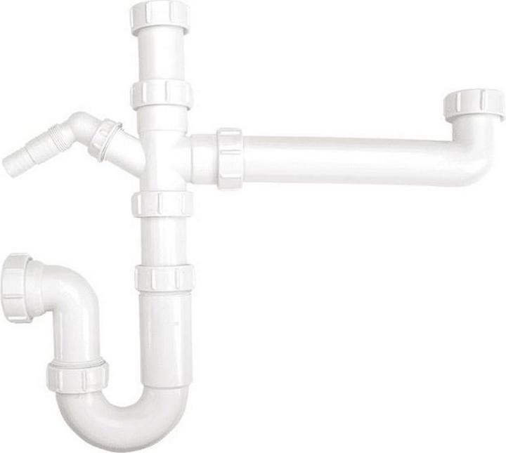 Actual product image Make Siphon set with appliance connection and drain connection