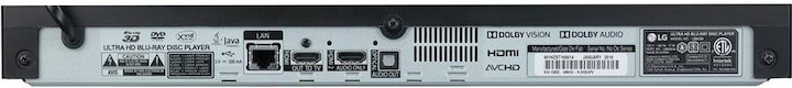Actual product image LG Ubk90 (Bluray Player)