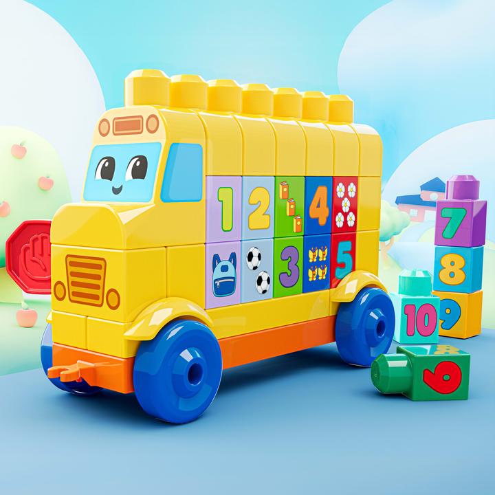 Actual product image 0 MEGA BLOKS Bau- und Lernbus
