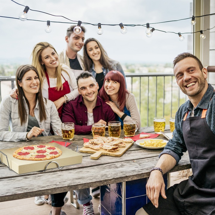 Produktbild Relaxdays Pizzastein Set