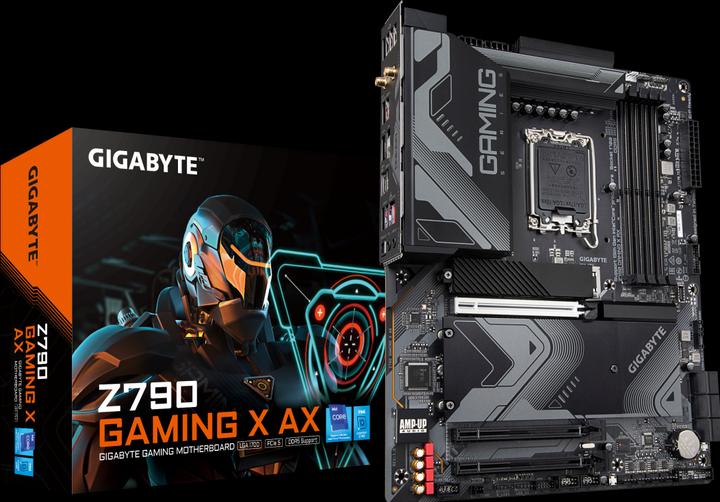 Image du produit Gigabyte Z790 GAMING X AX (LGA 1700, Intel Z790, ATX)