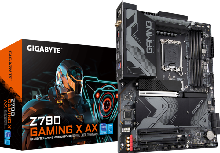 Actual product image Gigabyte GA-Z790 GAMING X AX (1700) (D) (LGA 1700, Intel Z790, ATX)