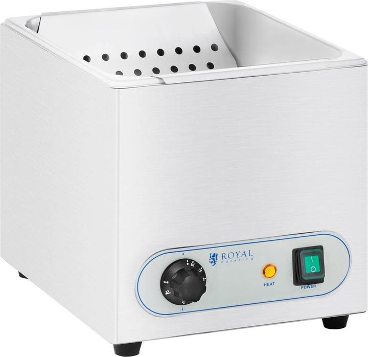 Produktbild Royal Catering Pommeswärmer Pommeswanne Warmhaltegerät Pommes Frittenwanne Wärmebrücke GN Wanne