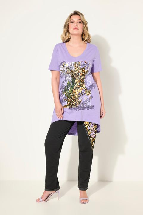 Image du produit Miamoda T-Shirt, A-Linie, Leo-Motiv, Halbarm (42)