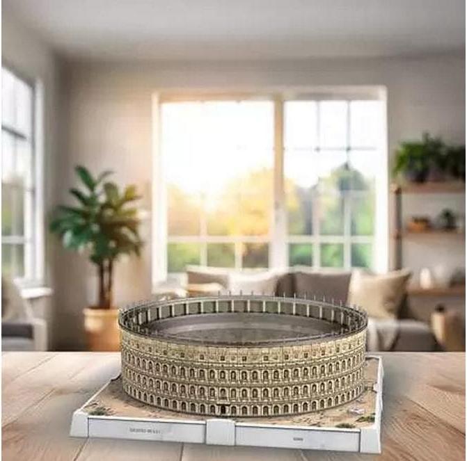 Actual product image Ravensburger 3D Iconics: Colosseum Rome - with light (216 pieces)