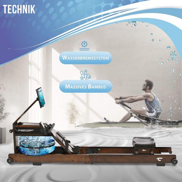 Image du produit Christopeit Water Rower Hudson