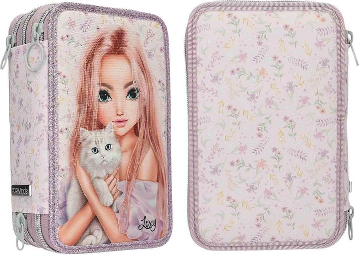 Actual product image Depesche TOPModel 3-Fach Federtasche BLOOMING KITTY