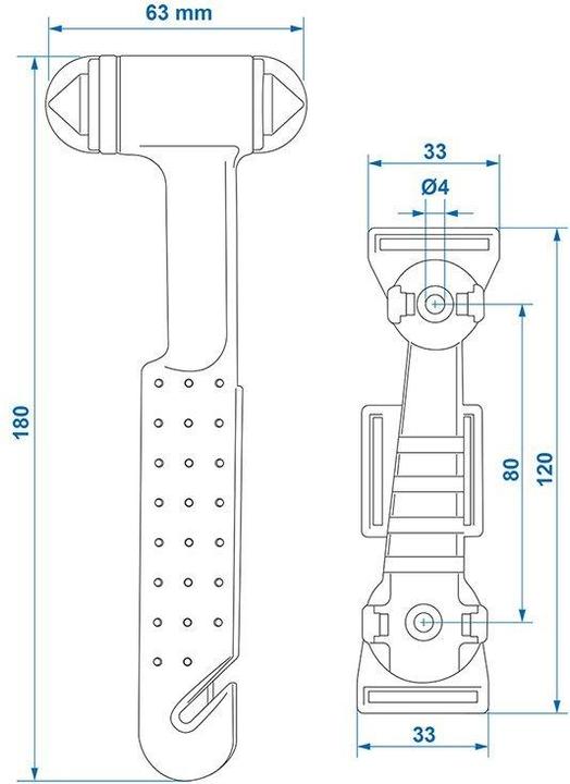 Image du produit ProPlus Marteau d'urgence