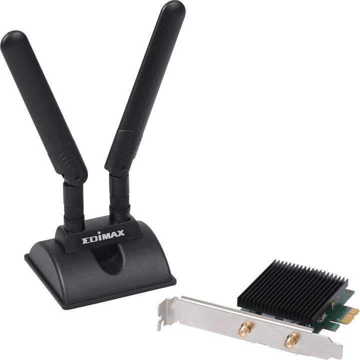 Produktbild edimax WLAN-AX PCIe Adapter EW-7833AXP, WiFi-6 & BT5 (PCI-E x1)