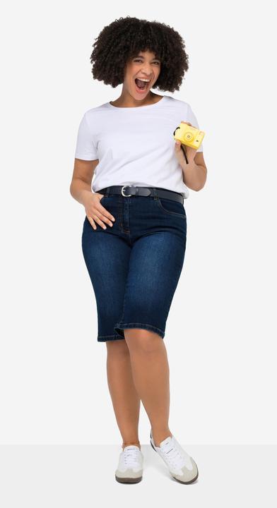 Produktbild Angel of Style Jeansbermuda Berry, Stretchkomfort, 5-Pocket (50)