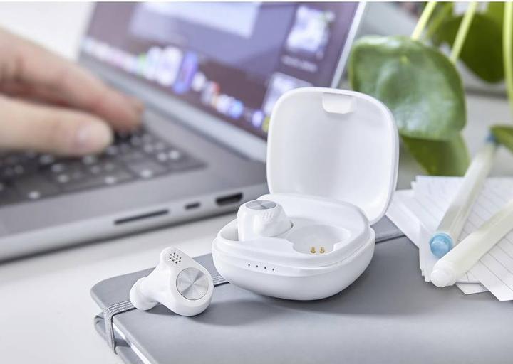 Produktbild Intenso Buds Micro - TWS True Wireless Kopfhörer T200 mit Gaming Mode und bis zu 25 Std. Musikwieder (Keine Geräuschunterdrückung, 6.50 h, Kabellos)