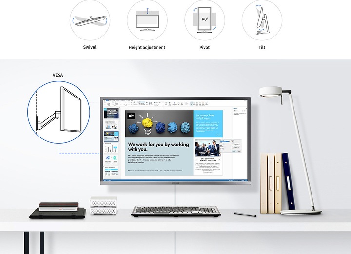 Actual product image Samsung Lu32h850uk (3840 x 2160 Pixels, 31.50")
