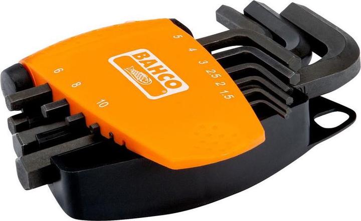 Actual product image Irimo Hexagon socket screwdriver set, metric with compact plastic holder - 9 pieces