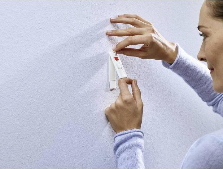 Immagine prodotto tesa Chiodo adesivo per carta da parati e intonaco, forza di tenuta di 1 kg, regolabile in altezza, può