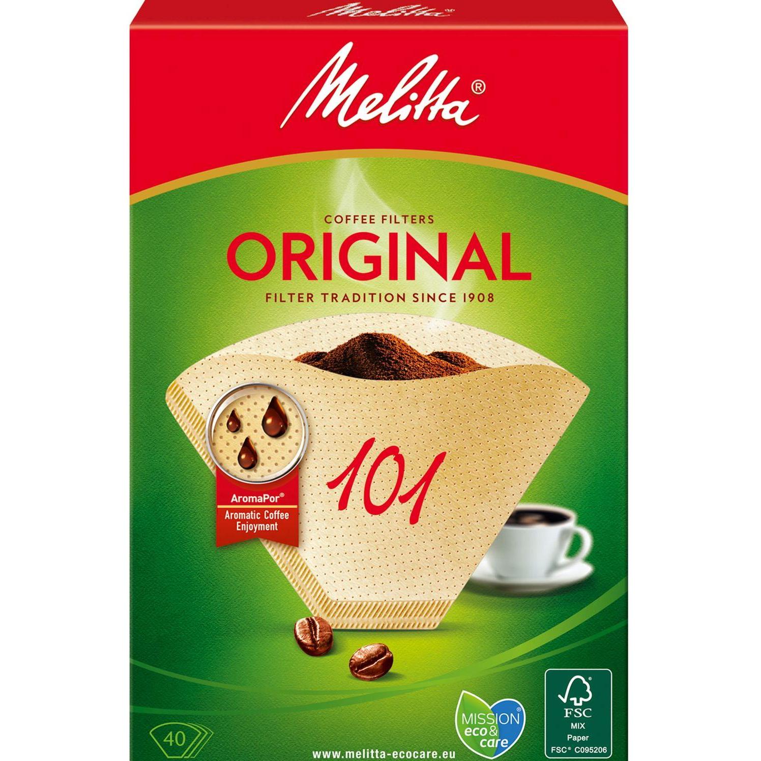 Melitta Kaffefilter 101 40pack (Obs 9st DFP), Zubehör Kaffeemaschinen