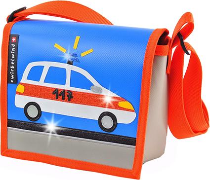 Immagine prodotto Cwirbelwind Borsa asilo auto della polizia con glitter