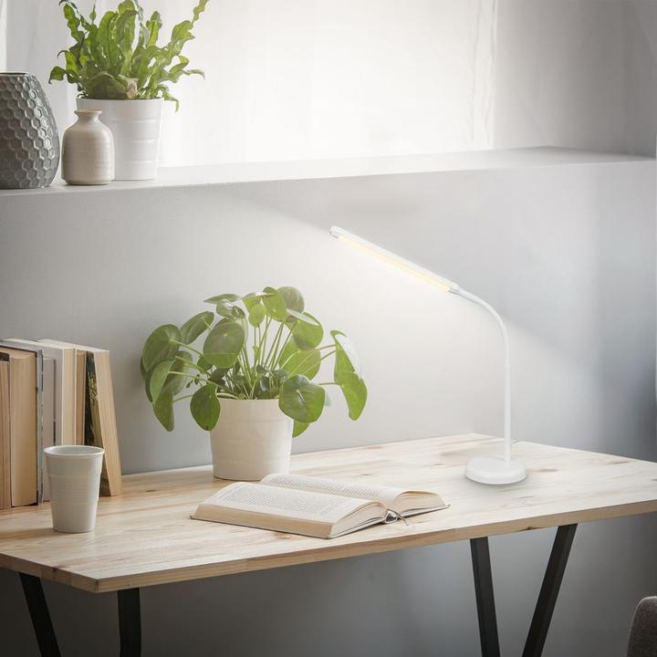 Actual product image Briloner MURA LED Tischleuchte - Weiss (600 lm)