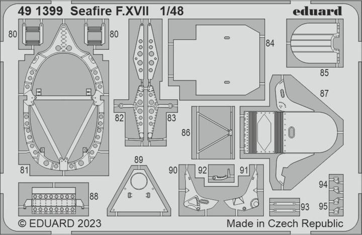 Produktbild Eduard Seafire F.XVII 1/48