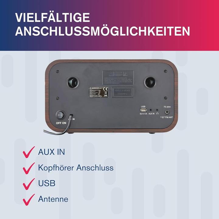 Image du produit Albrecht DR 790 (DAB+ DAB, FM, Bluetooth)