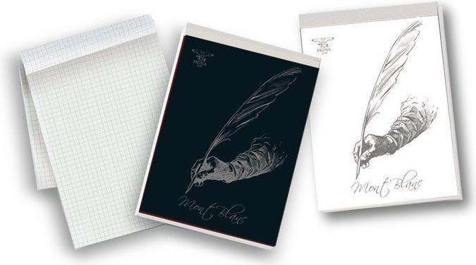 Actual product image Pigna Mont Blanc writing notebook Multicolour (A6, Checked)