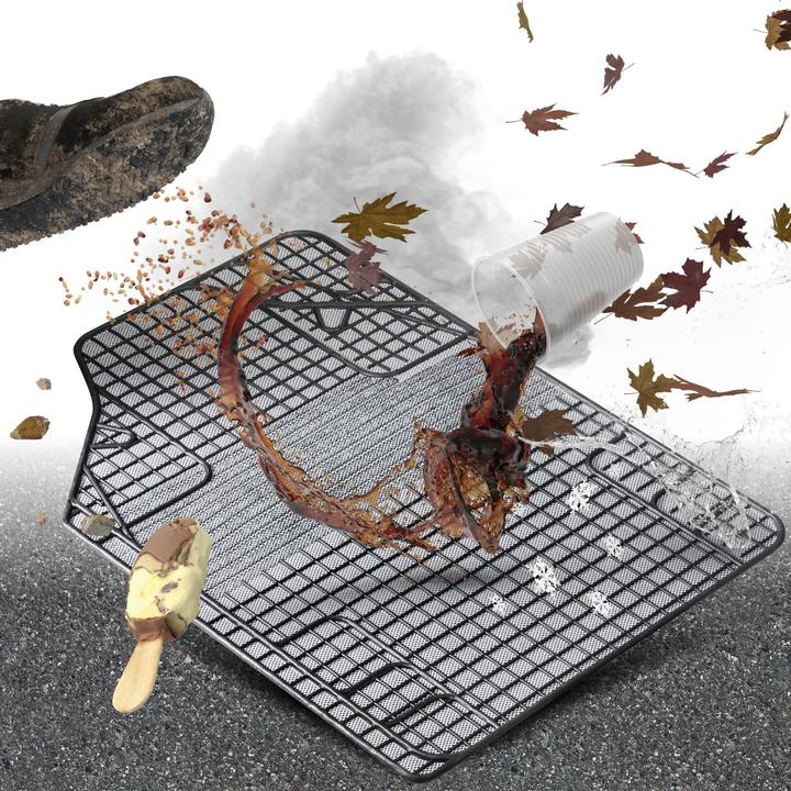 Produktbild Walser Universal Auto-Gummimatten-Set, Automatten 4-teilig zuschneidbar (2 Vordermatten + 2 Rückmatten)