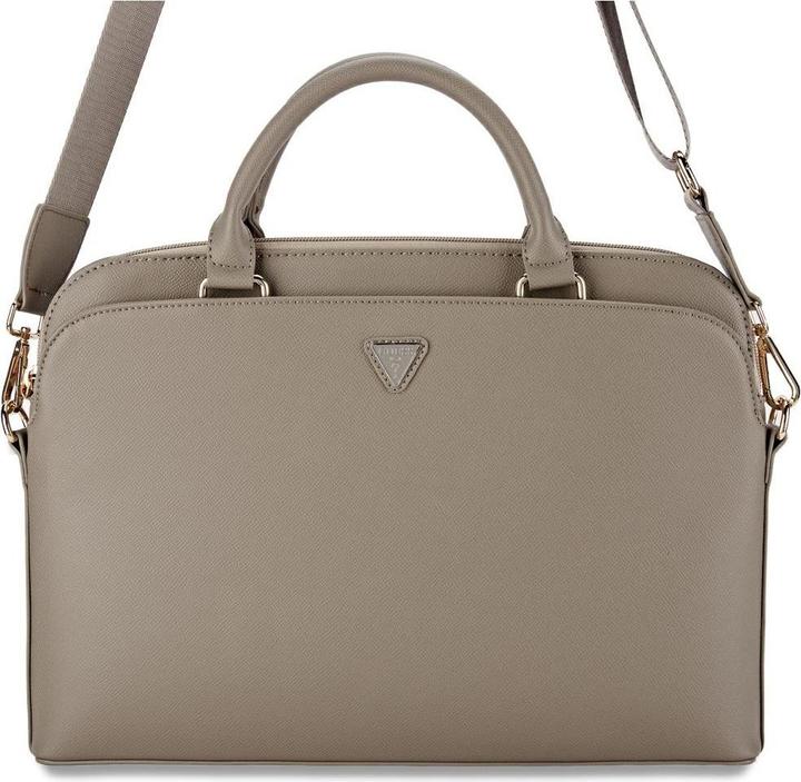 Immagine prodotto Guess PU Grained Triangle Logo Computer Bag 15/16 - brown (16")