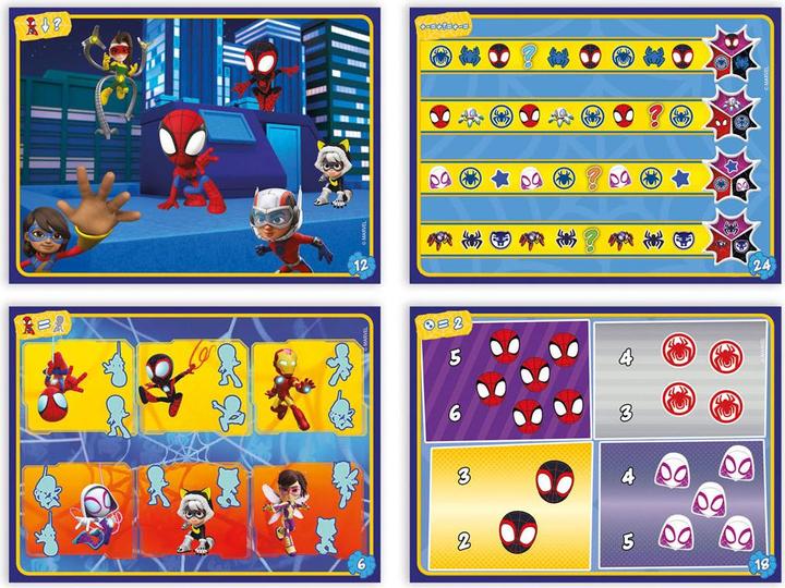 Actual product image Clementoni Quizzy game Spidey (Italian)