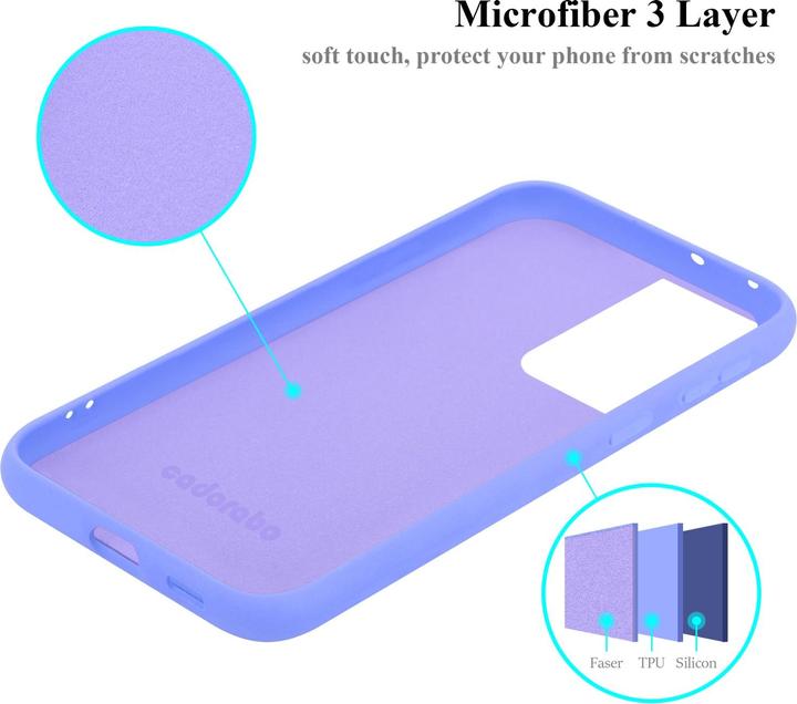 Produktbild Cadorabo TPU Liquid Silicone Case Hülle (Samsung Galaxy S22 Ultra)