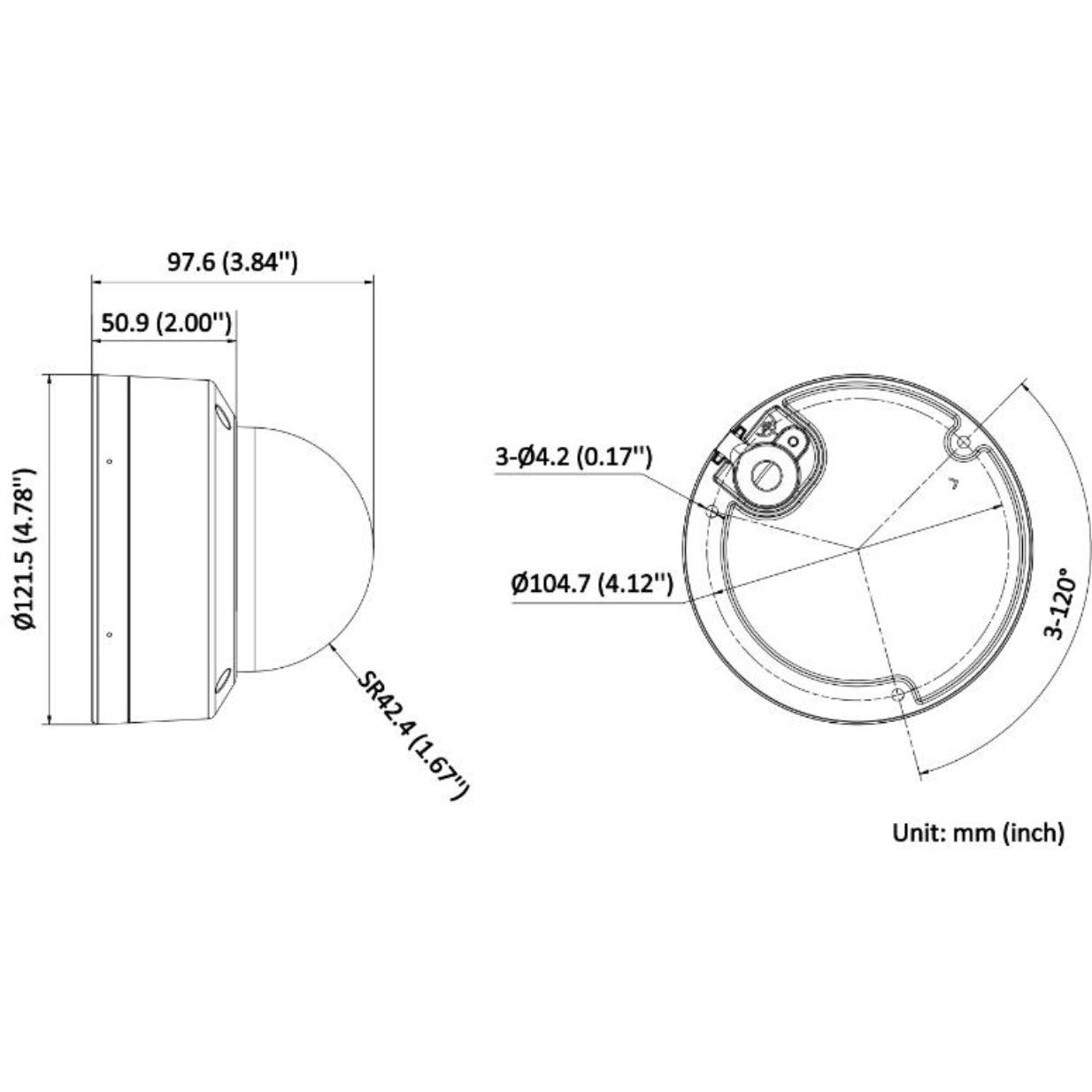 Thumbnail - Hikvision I6DS-2CD2146G2H-ISU(2.8mm)(eF)(O-STD) Dome 4MP EasyIP 4.0-2nd AcuSense, Netzwerkkamera