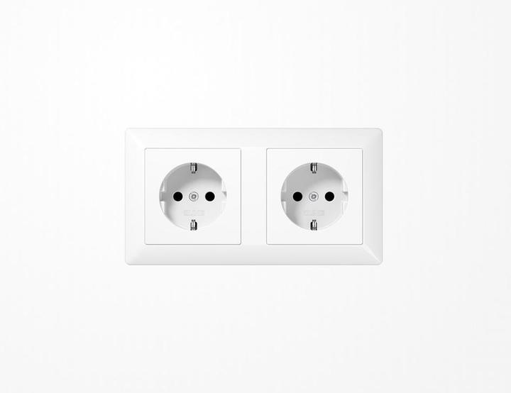 Actual product image JUNG Channel SCHUKO socket