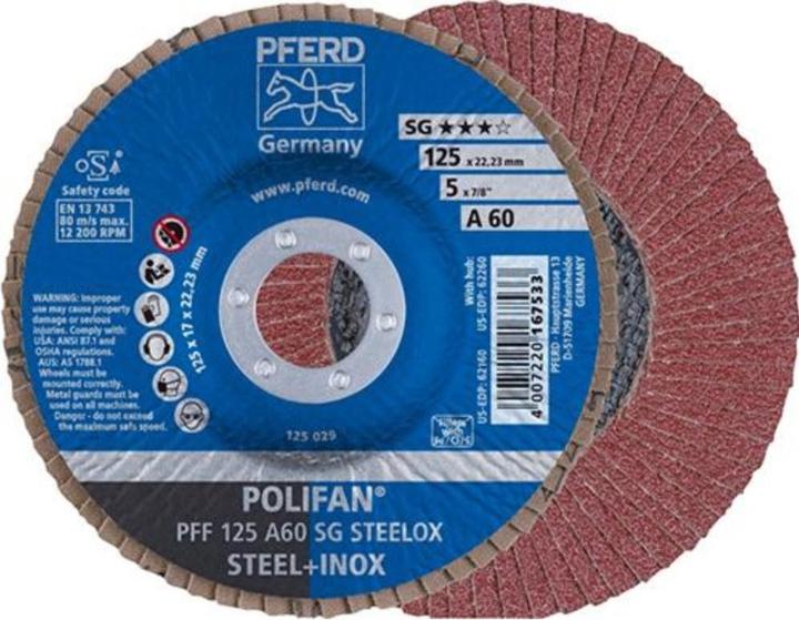 Produktbild Pferd POLIFANFächerscheibe PFF60 SG STEELOX (60)