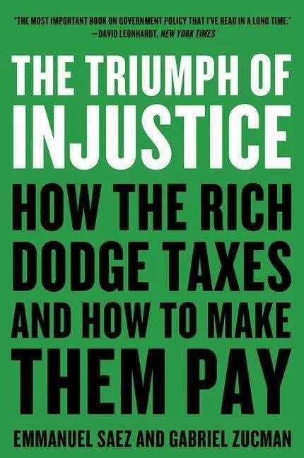 Image du produit Saez:The Triumph of Injustice - How the (Anglais, Gabriel Zucman, Emmanuel Saez, 2020)