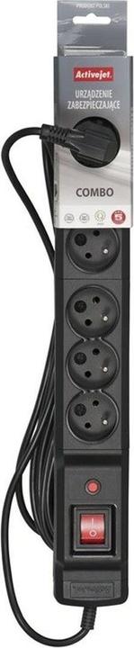 Image du produit Activejet Câble d'extension COMBO 6GN 6 sorties AC intérieures (6x, PECO 7/5, 3 m)