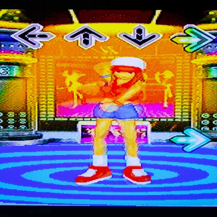 Actual product image Thumbs Up Mad Monkey Retro Dance Mat i. 10 Songs,9 Stages,10 Characters