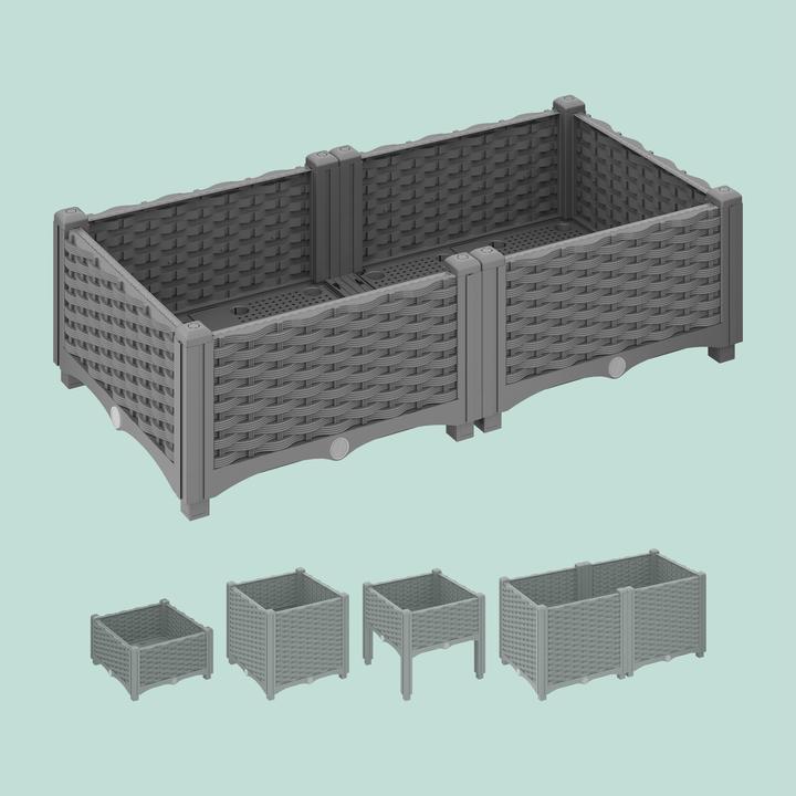 Actual product image Relaxdays Planter