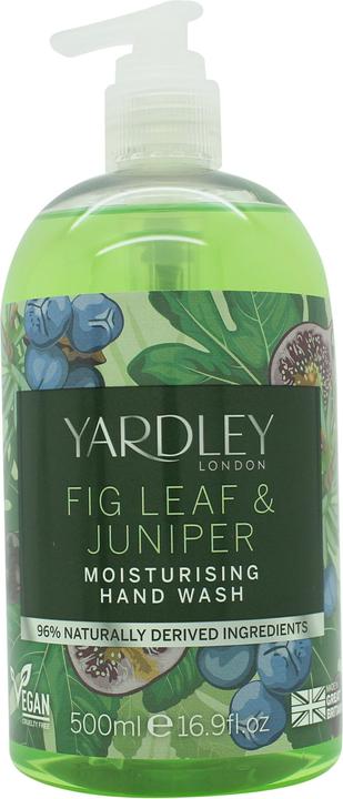 Yardley London Fig Leaf & Juniper Hand Wash Flüssigseife 500 ml (Flüssigseife, 500 ml)