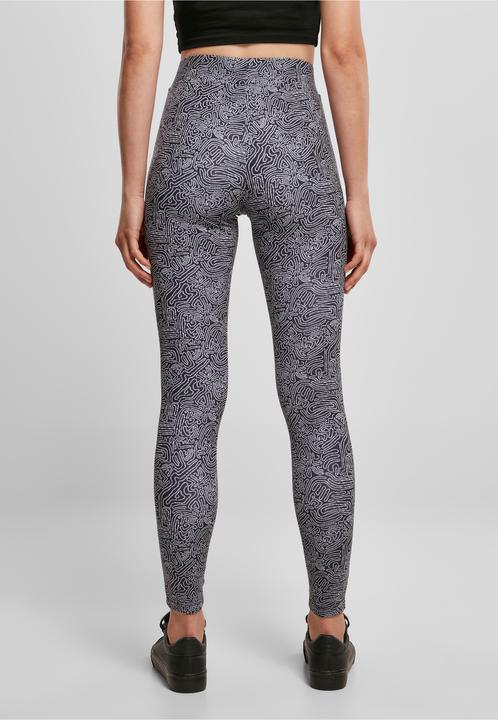 Immagine prodotto Urban Classics Leggings Tech Mesh AOP da donna - 10978 (5XL)