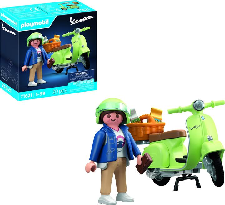 Actual product image Playmobil 1969 Vespa 150 Sprint Veloce (71621, Playmobil City Life)