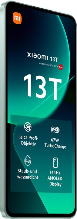 Actual product image Xiaomi 13T (256 GB, meadow green, 6.67", Dual SIM, 5G)