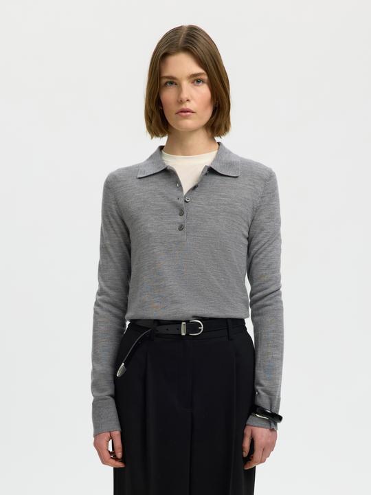 Immagine prodotto Selected Slfthea Ls Knit Merino Collar Neck Noos (M)