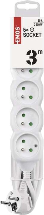 Actual product image Emos Extension cable, 5 sockets without 3 m (5 x, 3 m)