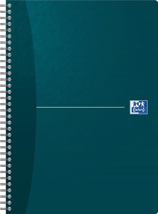 Actual product image Oxford Essentials A4 Soft Card Twin-wire Notebook 5mm Squares 180 Pages Assorted Colours SCRIBZEE Compatibl (A4, Checked)