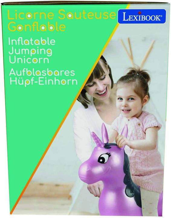Produktbild Lexibook Aufblasbares pinkes Hüpfeinhorn