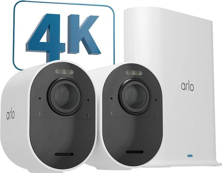Produktbild Arlo Ultra 2 Spotlight Kamera, 2er Set (3840 x 2160 Pixels)