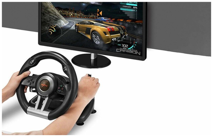Produktbild PXN Gaming Wheel PXN-V3 (PC / PS3 / PS4 / XBOX ONE / SWITCH) (PS3, PS4, Xbox One S, PC, Switch)