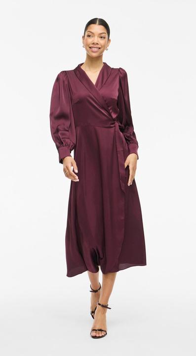 Produktbild Vila Langärmeliges Midi Wickelkleid (36)