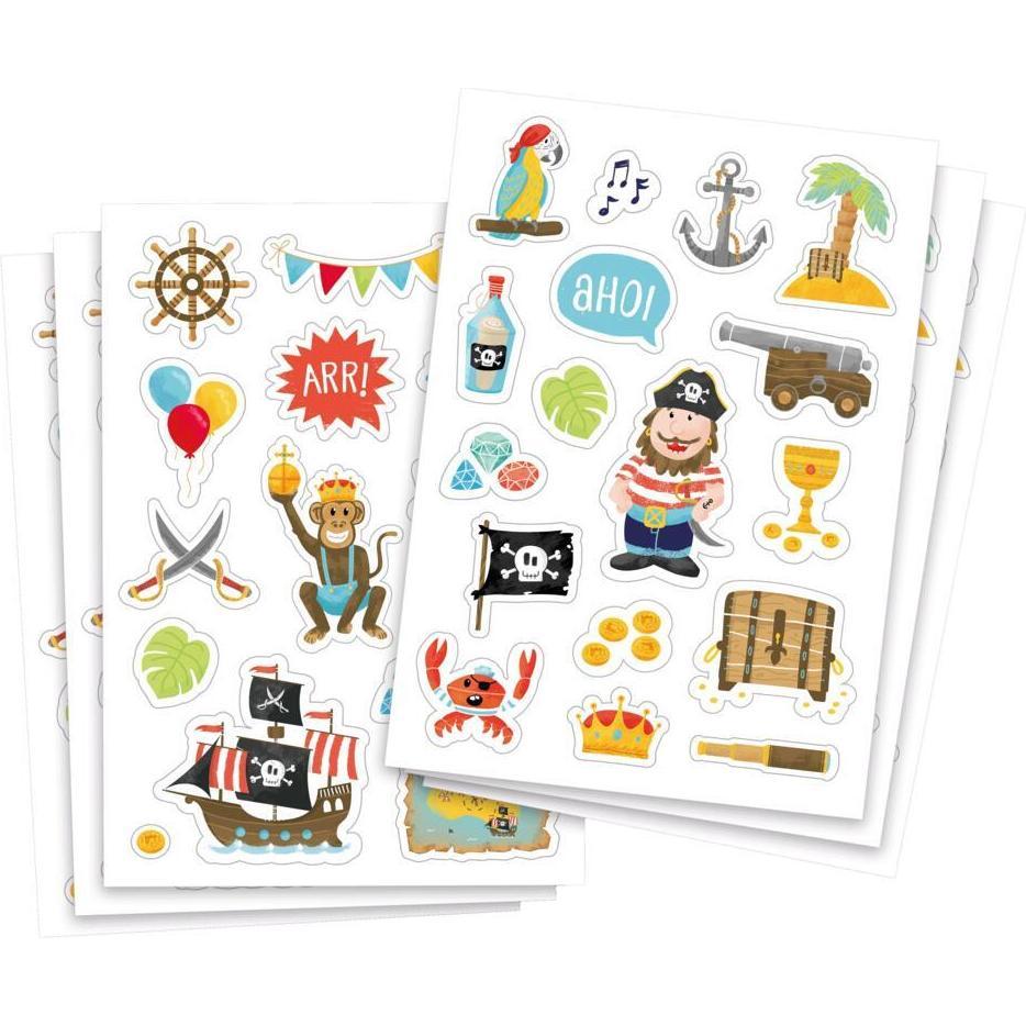 Brunnen, Sticker, Sticker-Set Pirat