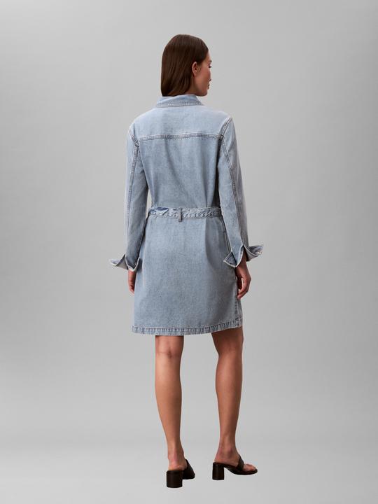 Image du produit Calvin Klein Robe courte en jean ceinturée (M)
